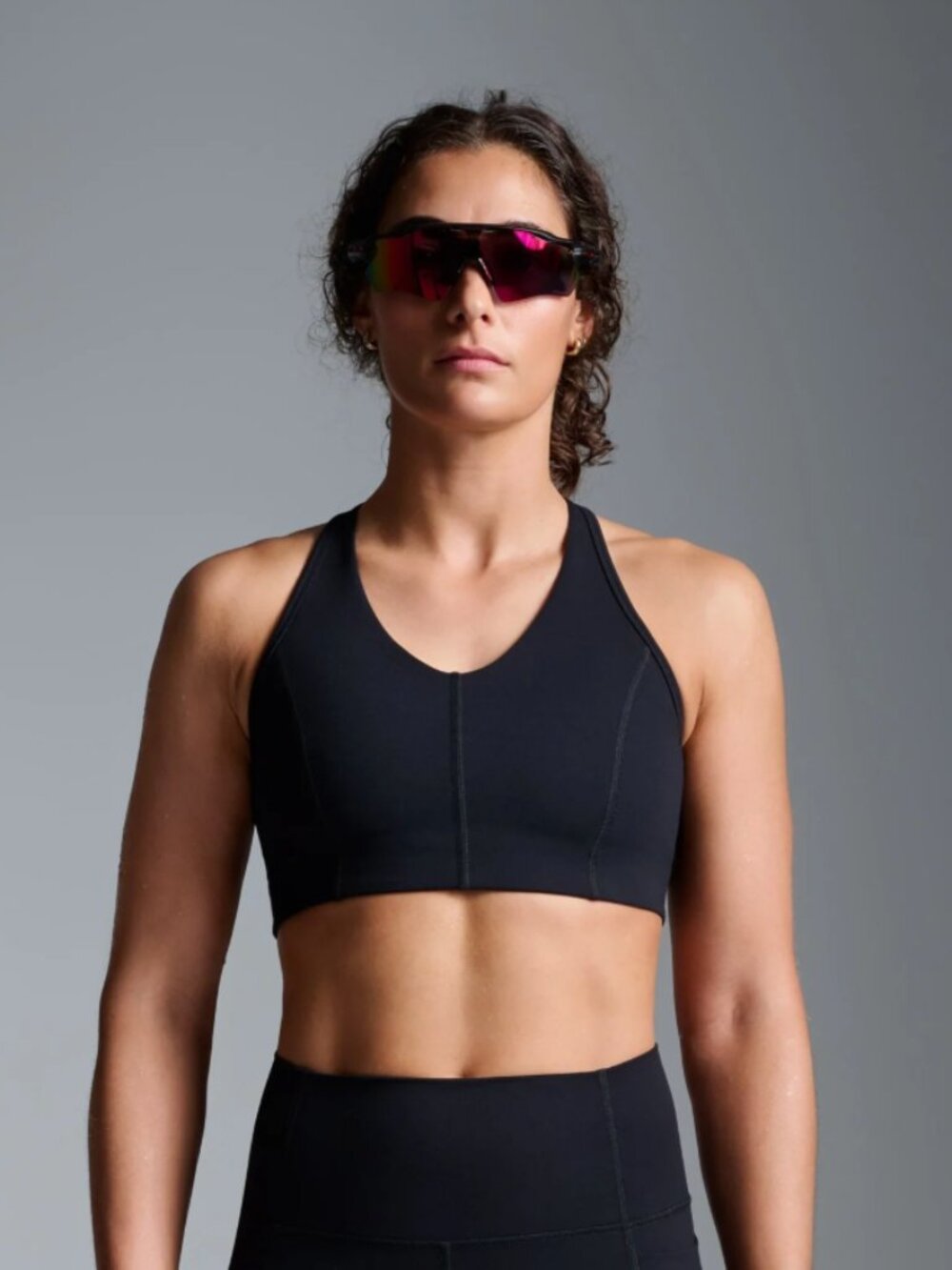 NWT LNDR Femme Fatale Sports Bra Black Sz L